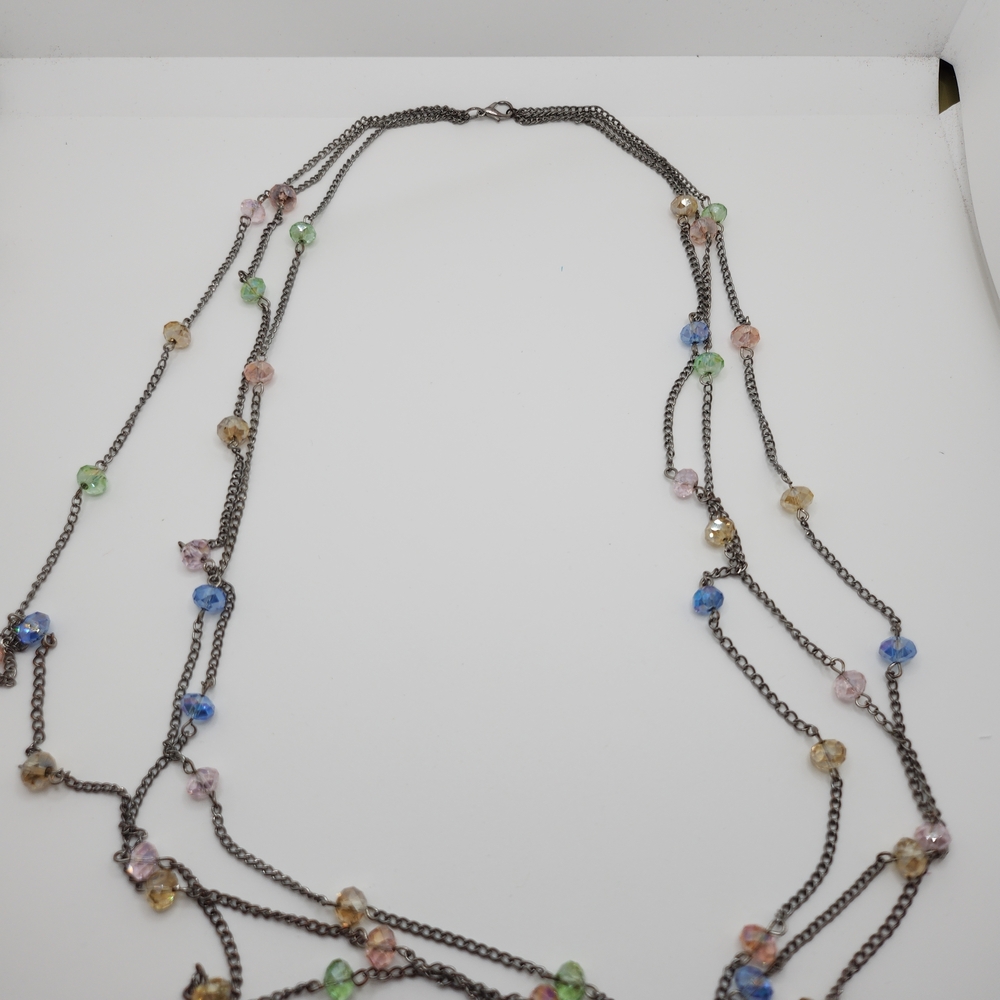 Multicolor Beaded Necklace - image 4